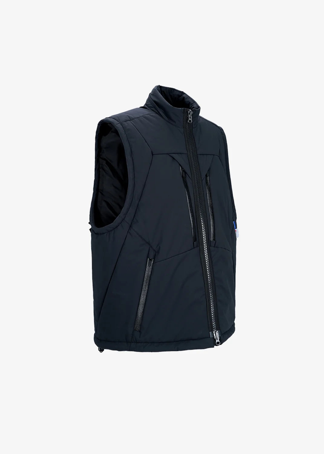 218 STANDING COLLAR WATERPROOF OUTDOOR THINSULATE VEST - NAVY BLUE